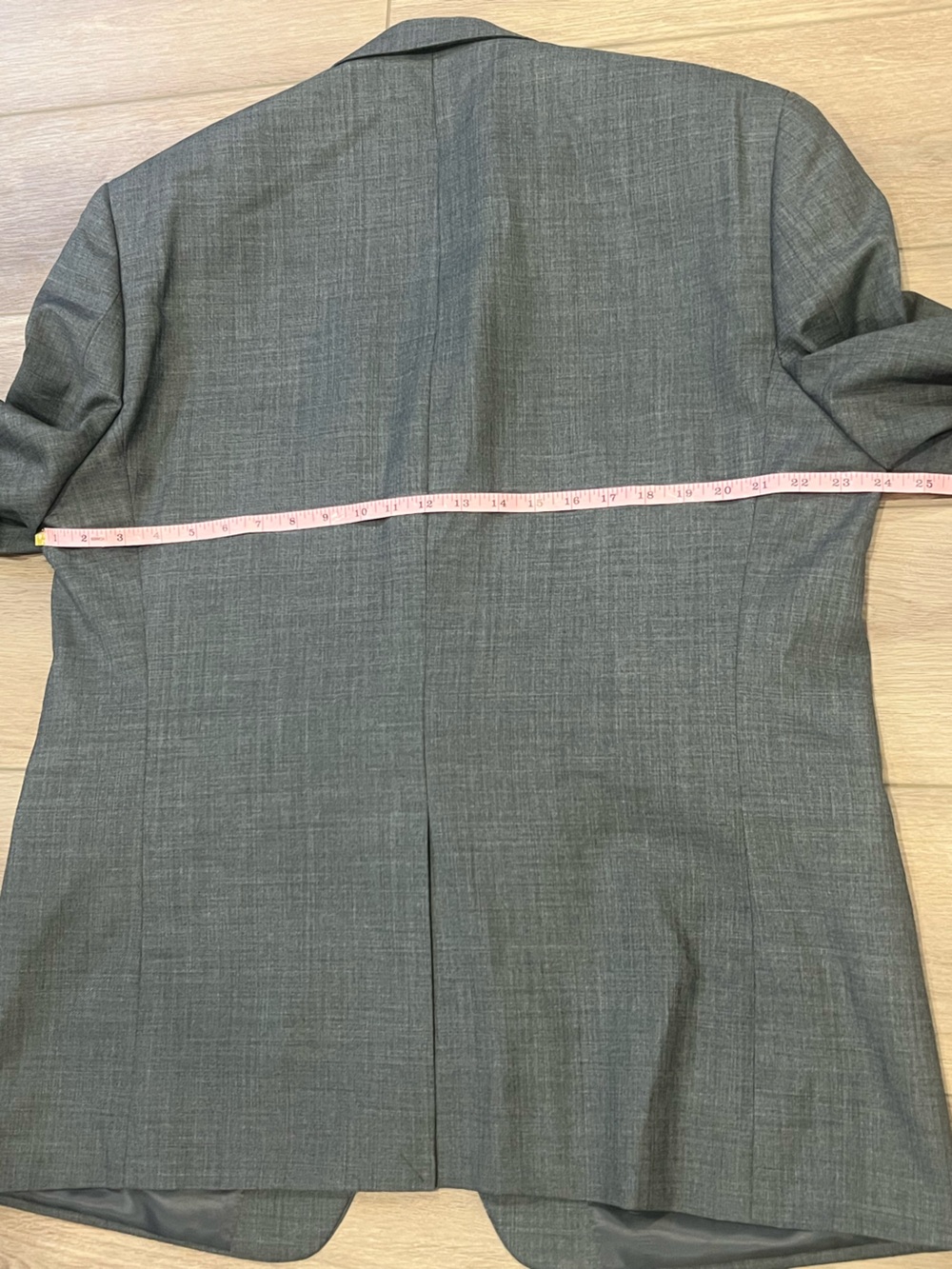 Lauren Ralph Lauren 100% Wool Charcoal Gray Two-Piece Suit 46 Chest 38 Waist - Picture 3 of 16